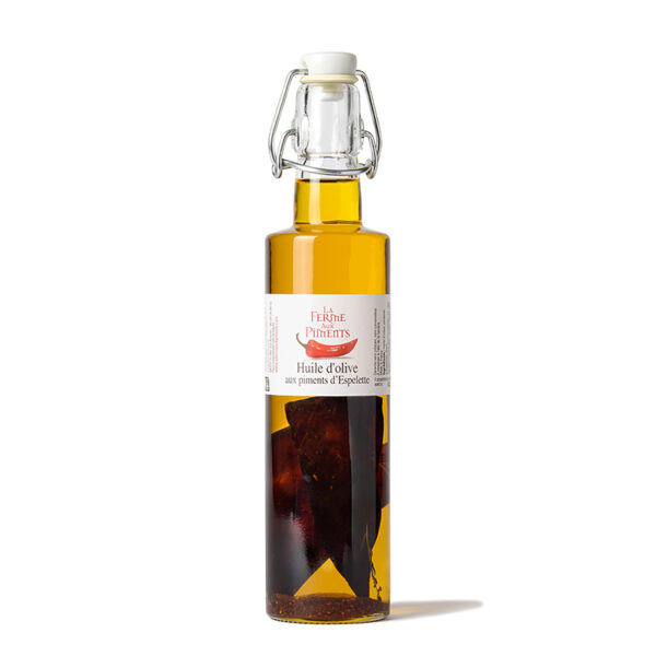 Huile d’olive aux piments d’Espelette
