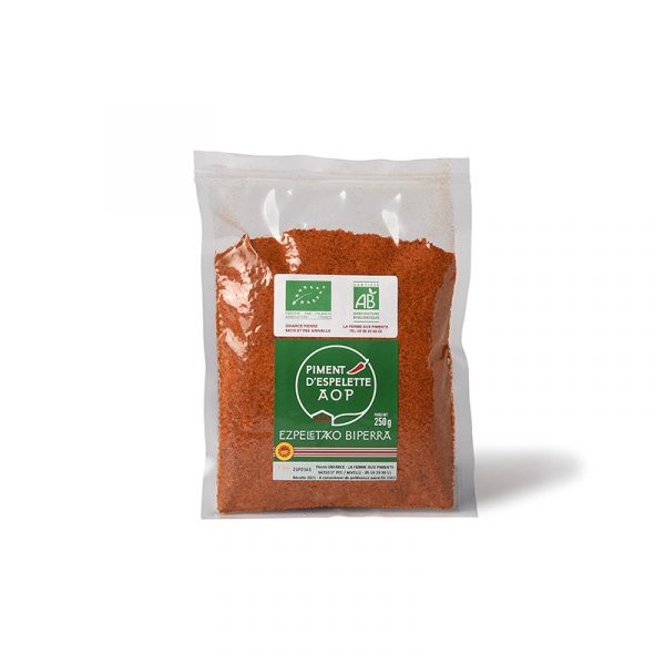 Poudre de Piment d’Espelette AOP Bio en sachet