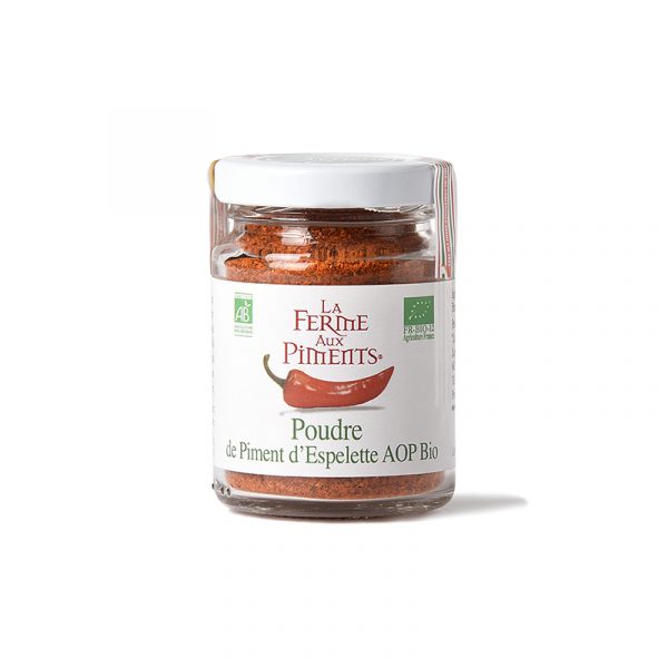 Poudre de Piment d’Espelette AOP Bio