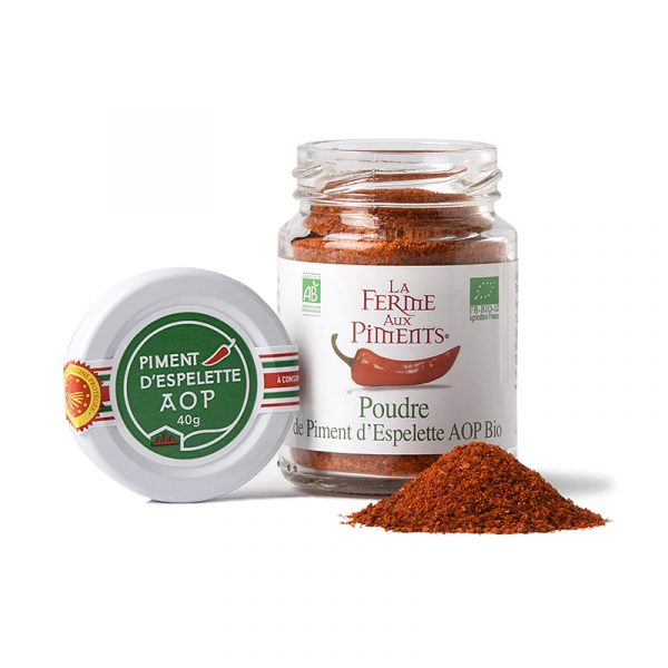 Poudre de Piment d’Espelette AOP Bio